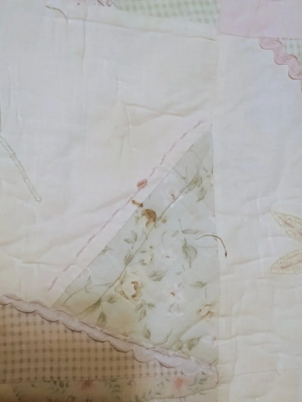 Double vintage quilt